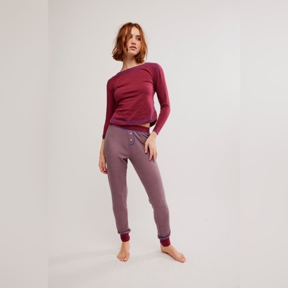 Free People Chill Evening Pajama Set